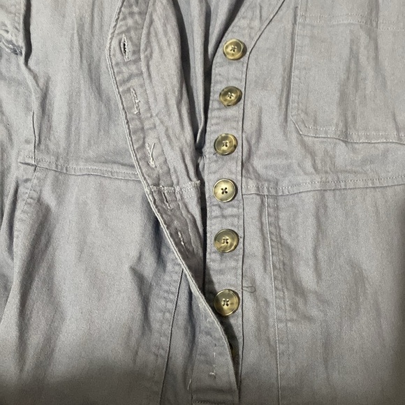 Madewell smocked button up jumpsuit size XS - Picture 3 of 5